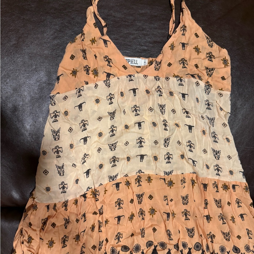 🍑SPELL RARE ARIZONA PEACH MINI DRESS 🍑 - Picture 7 of 9